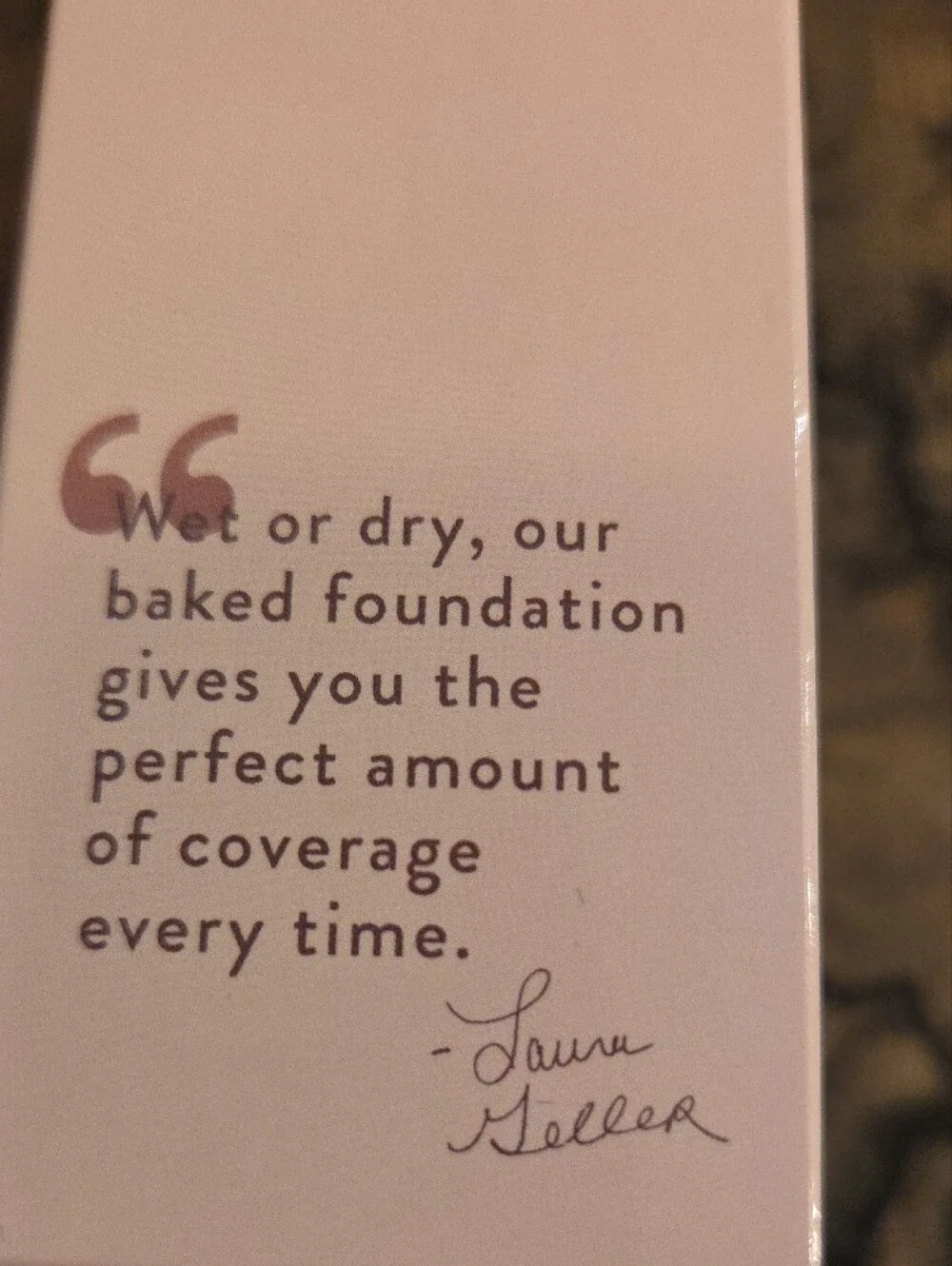 Laura Geller Double Take Baked Powder Foundation NIB- Deep